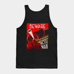 Beware the Chicago Mothman! Cryptid Cryptozoology Tank Top